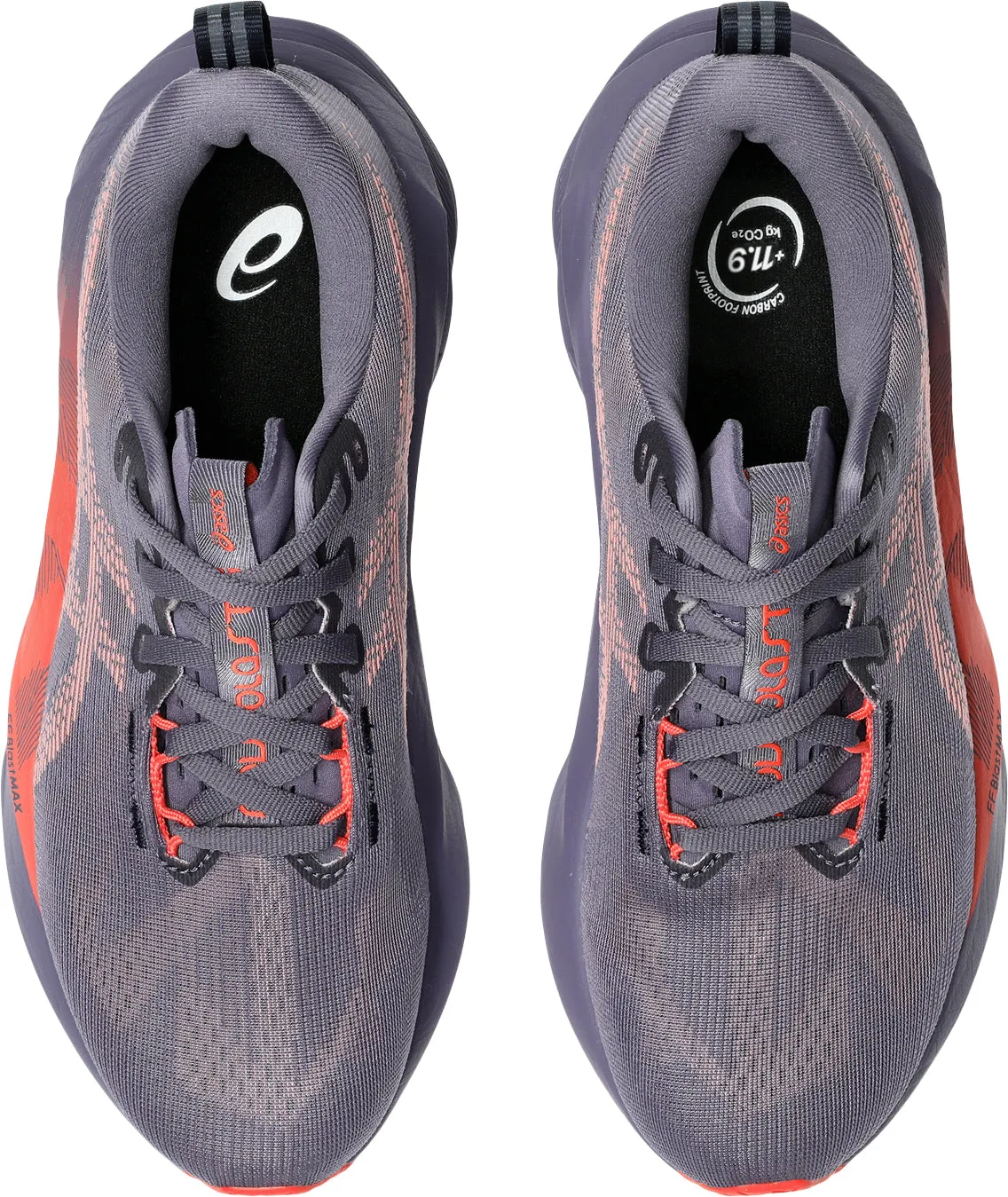Asics NovaBlast 5 Womens Running Shoes - Purple Flexible Athletic Fit