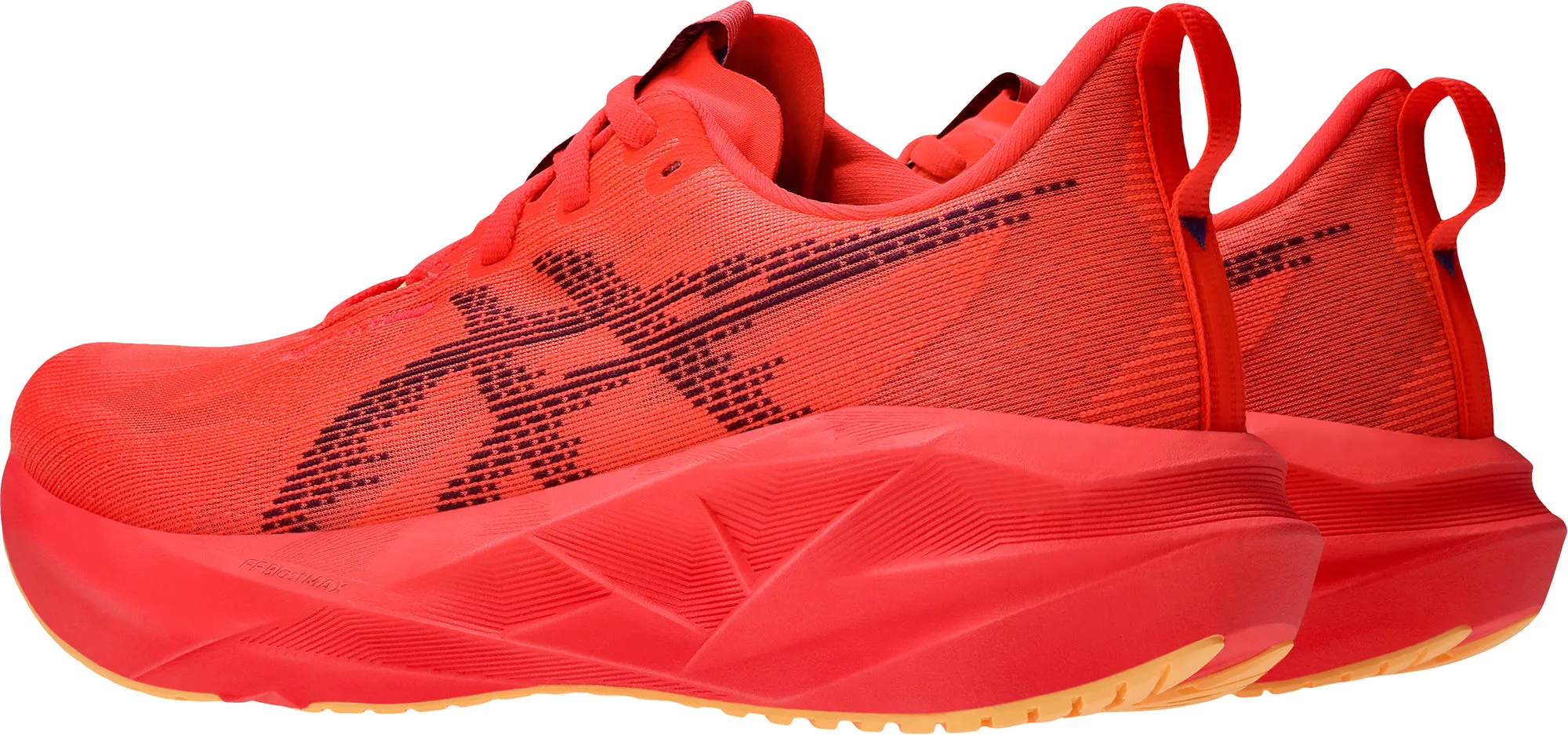Asics NovaBlast 5 Womens Running Shoes - Red Flexible Athletic Fit