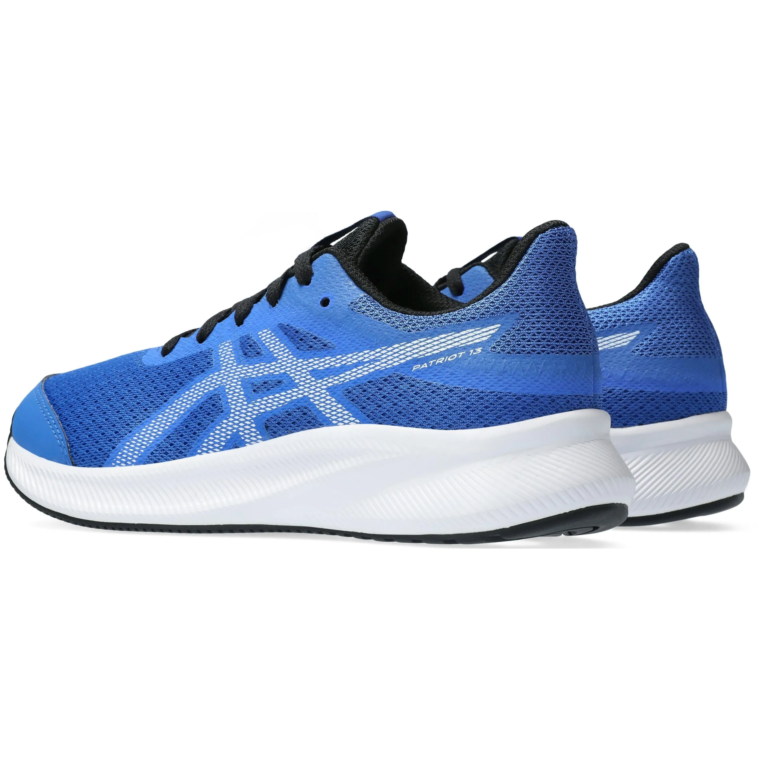Asics Patriot 13 GS Junior Running Shoes - Blue Neutral Support Shoes