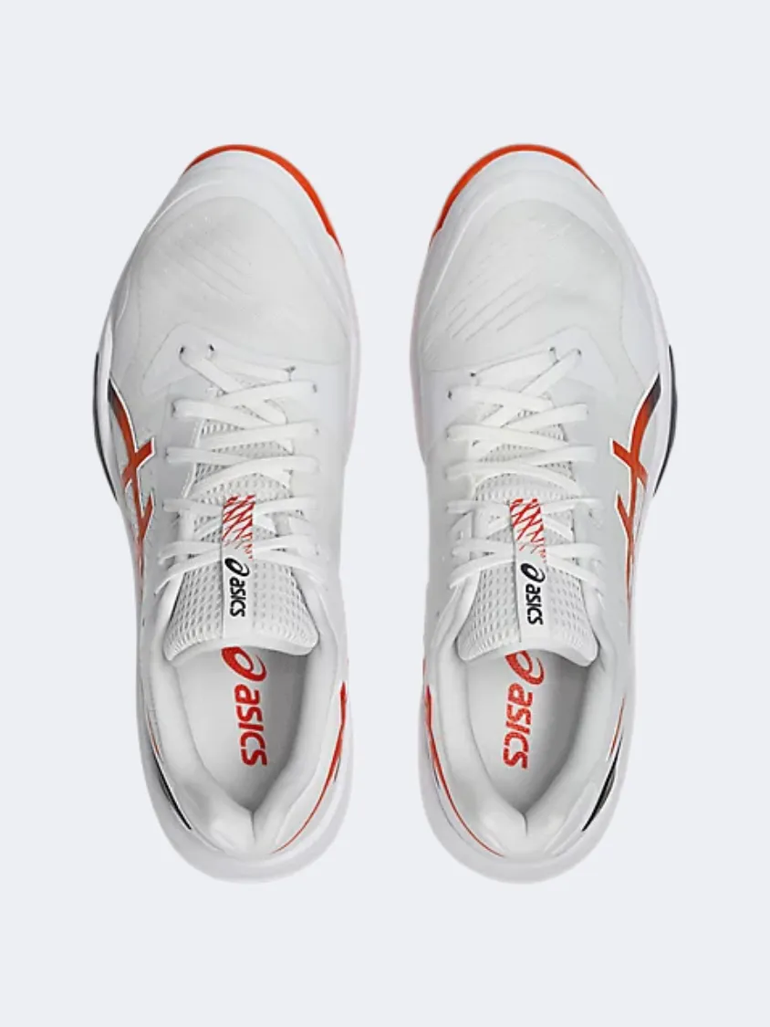 Asics Sky Elite Ff 3 Men Volley Shoes White/Orange Mens Urban Style Comfort Shoes