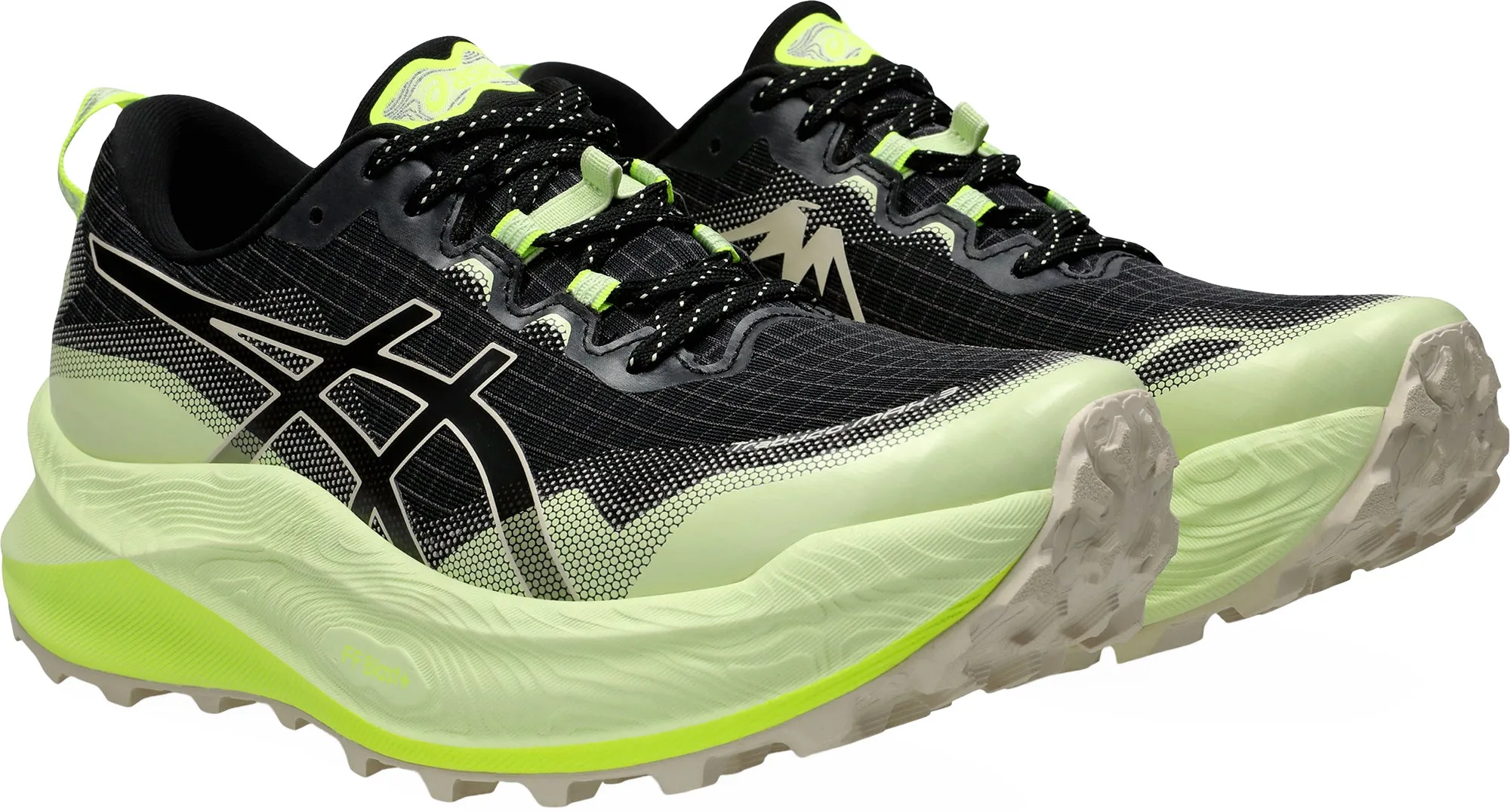 Asics Trabuco Max 3 Womens Trail Running Shoes - Black Neutral Support Shoes