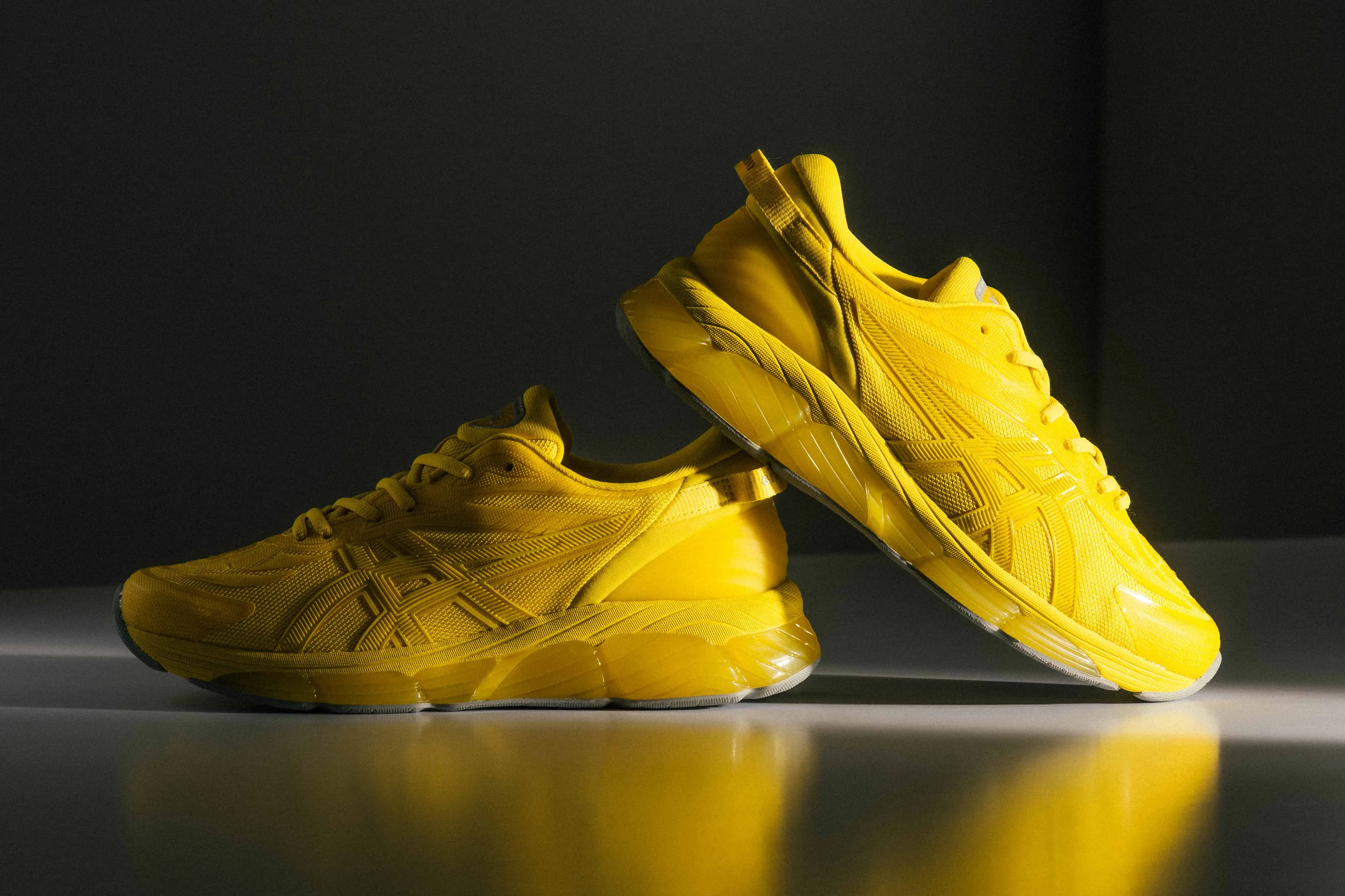 Asics x C.P. Company Gel Quantum 360 VIII - Mission Yellow Asics Gel Cushion Running Shoes
