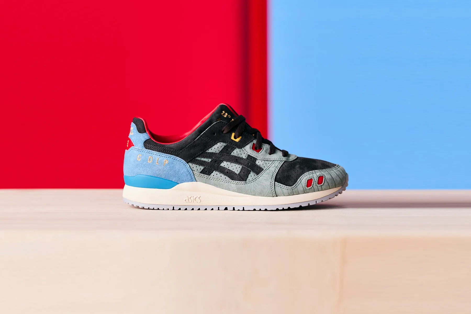 Asics x GDLP Gel-Lyte III OG 'Tropicalia' - Graphite Grey Asics Gel Cushion Running Shoes
