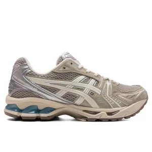 Asics x Juliana Salazar Gel-Kayano 14 - Eucalyptus/Vanilla Ice Asics running shoes with gel cushioning