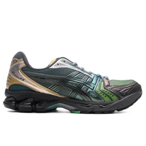 Asics x P.ANDRADE Gel-Kayano 14 - Gradation Green/Green Asics running shoes with gel cushioning