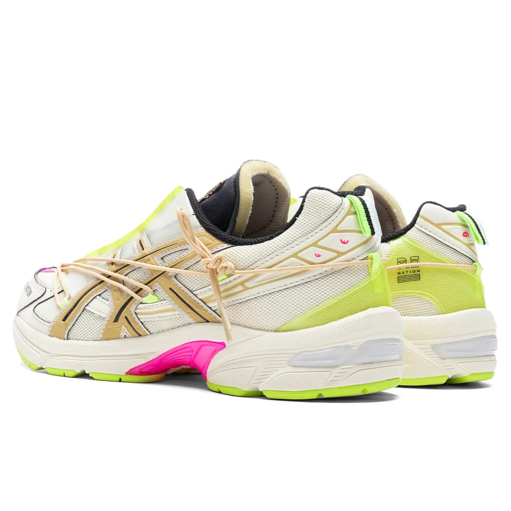 Asics x P.E. Nation GEL-1130 - Cream/Paper Bag Asics Gel Cushion Running Shoes