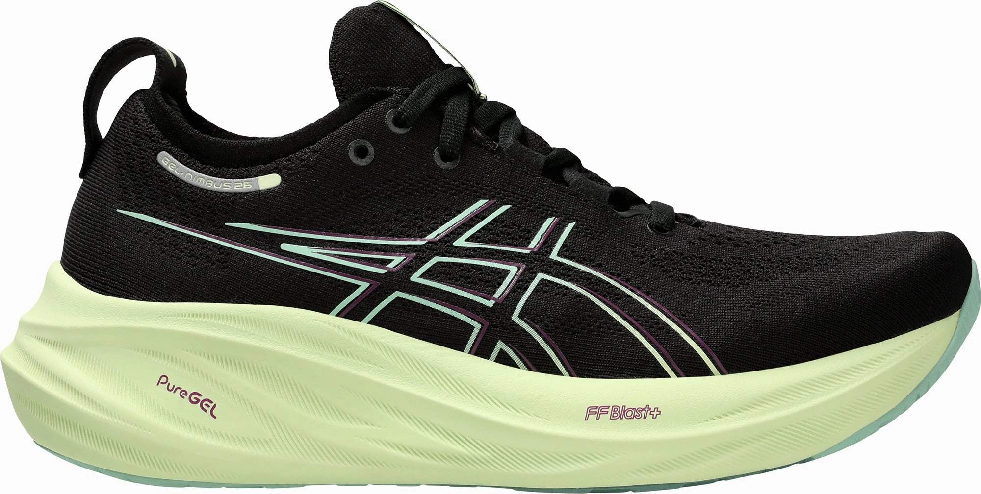 Asics Gel Nimbus 26 Womens Running Shoes - Black Asics Gel Nimbus look