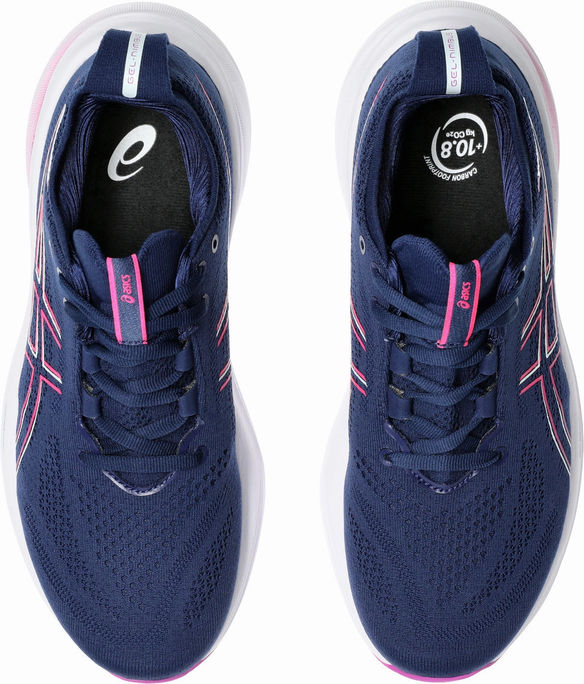 Asics Gel Nimbus 26 Womens Running Shoes - Navy Plush Running Shoes