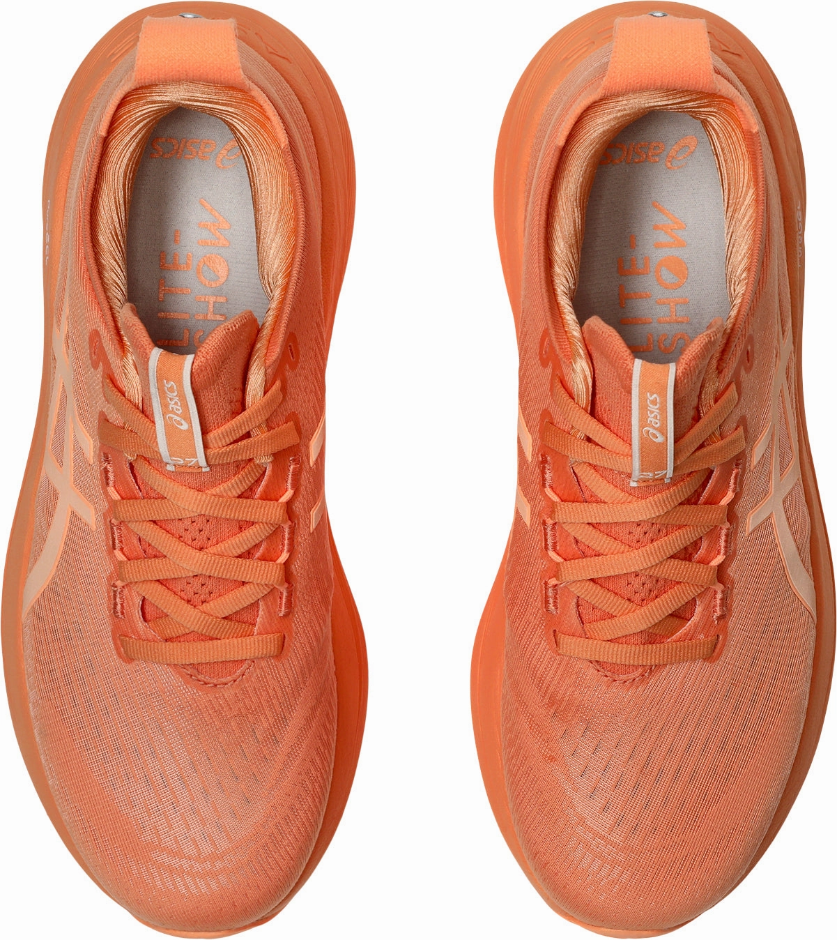 Asics Gel Nimbus 27 Lite-Show Womens Running Shoes - Orange Plush Running Shoes