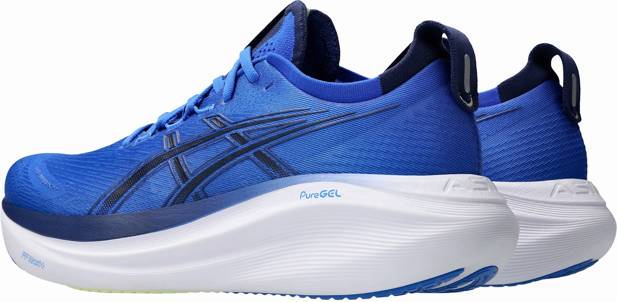 Asics Gel Nimbus 27 Mens Running Shoes - Blue Plush Running Shoes