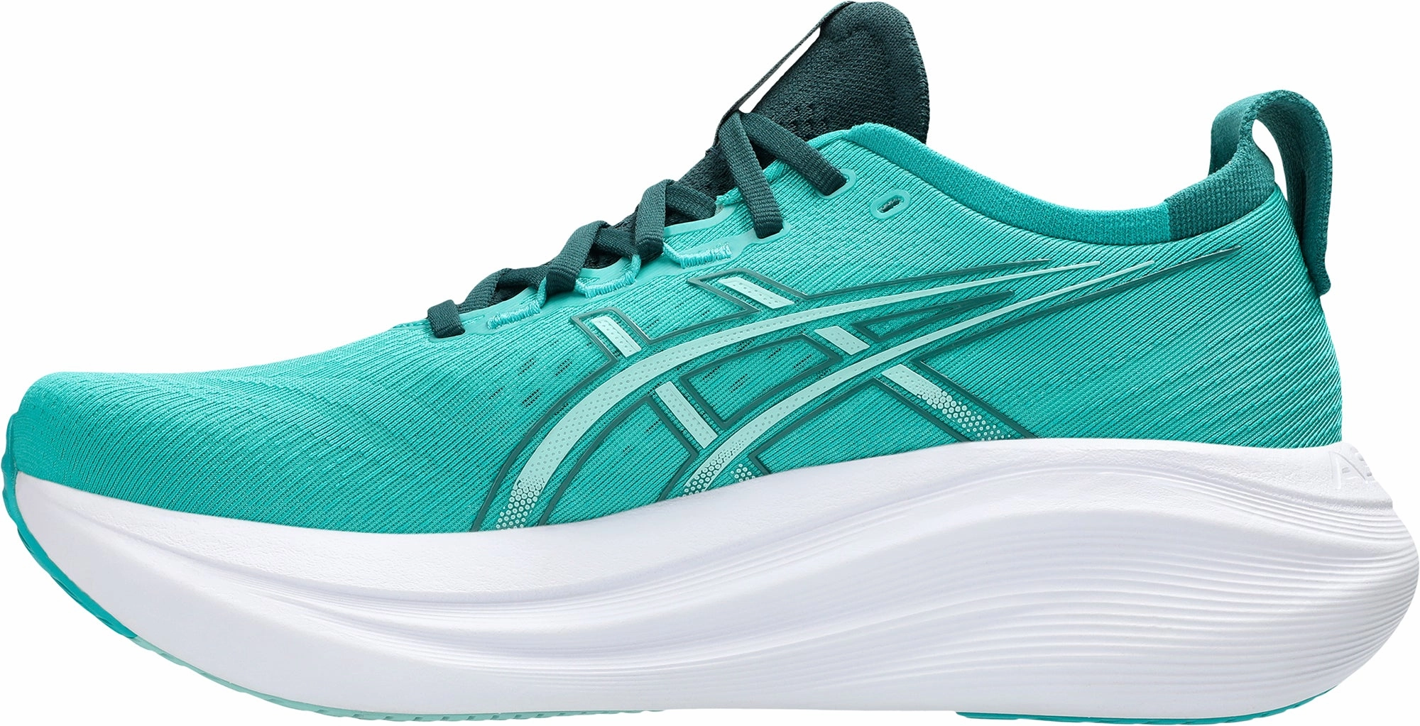 Asics Gel Nimbus 27 Mens Running Shoes - Green Plush Running Shoes