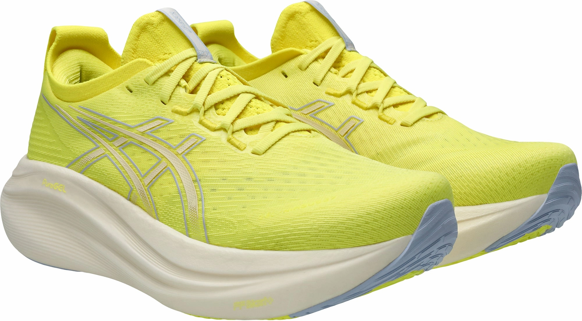 Asics Gel Nimbus 27 Mens Running Shoes - Yellow Plush Running Shoes