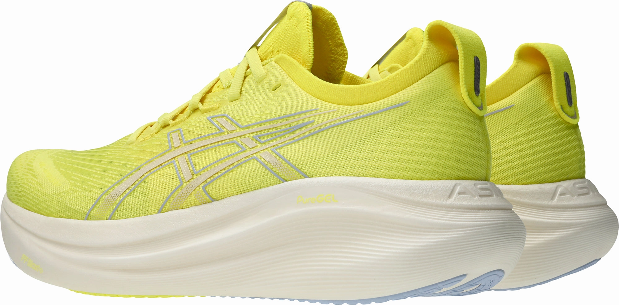 Asics Gel Nimbus 27 Mens Running Shoes - Yellow Plush Running Shoes