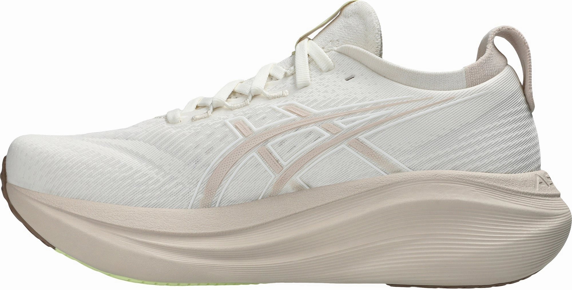 Asics Gel Nimbus 27 Womens Running Shoes - Cream Plush Running Shoes