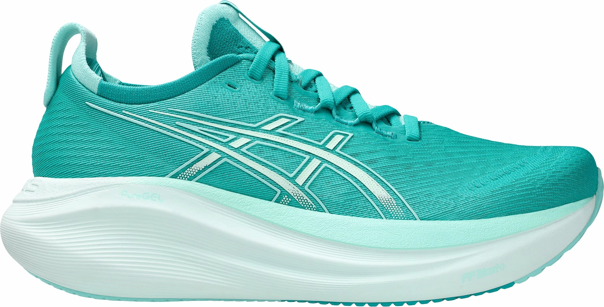 Asics Gel Nimbus 27 Womens Running Shoes - Green Asics Gel Nimbus look