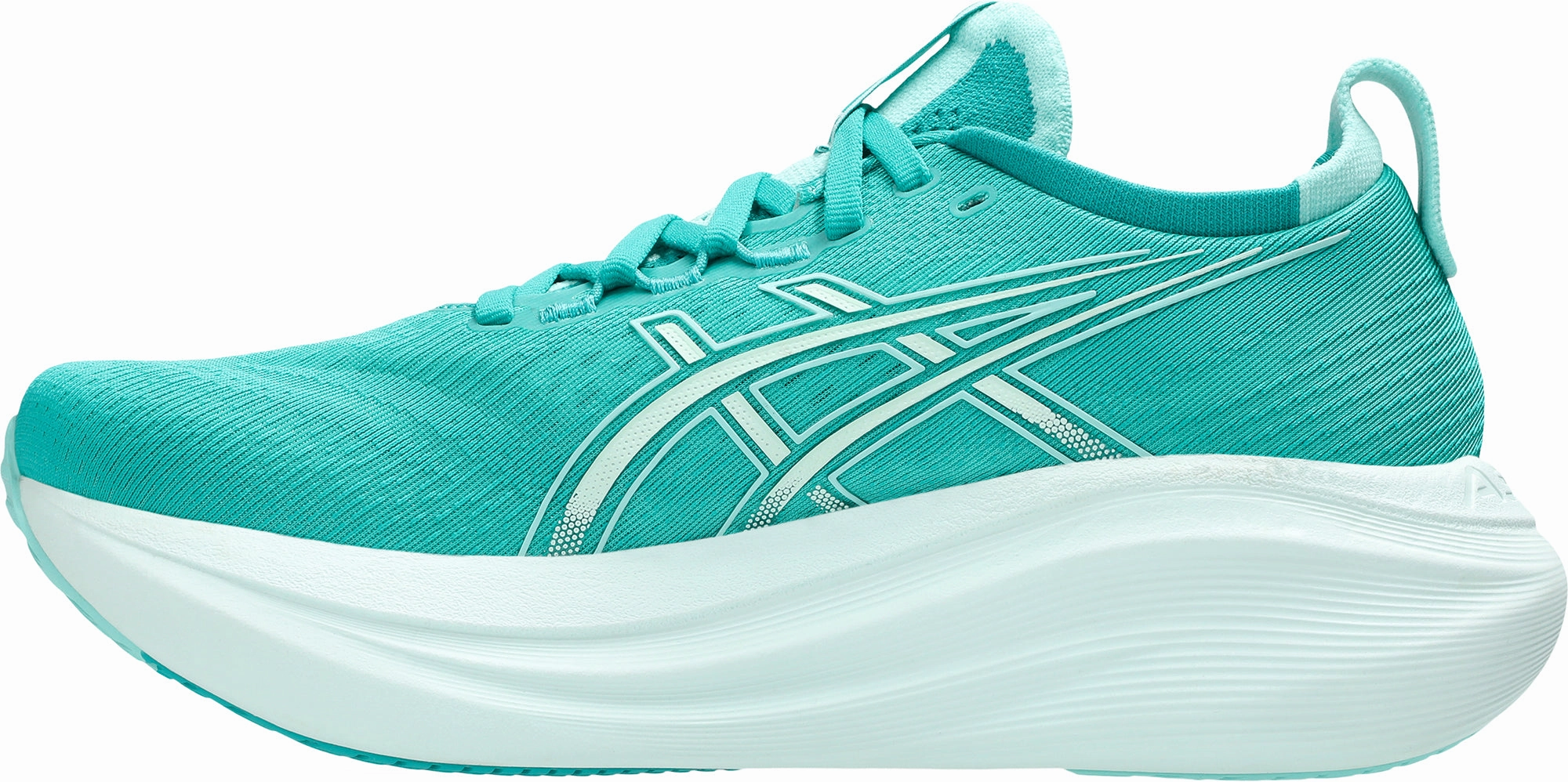 Asics Gel Nimbus 27 Womens Running Shoes - Green Plush Running Shoes