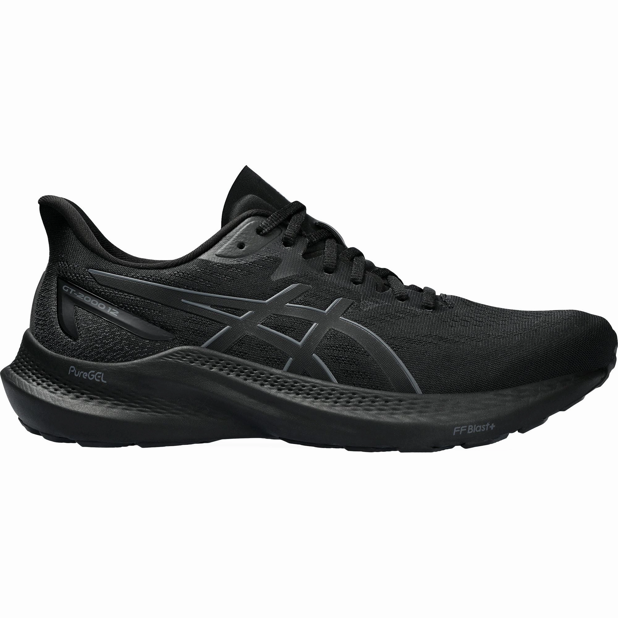 Asics GT 2000 12 Mens Running Shoes - Black Asics GT 2000 design