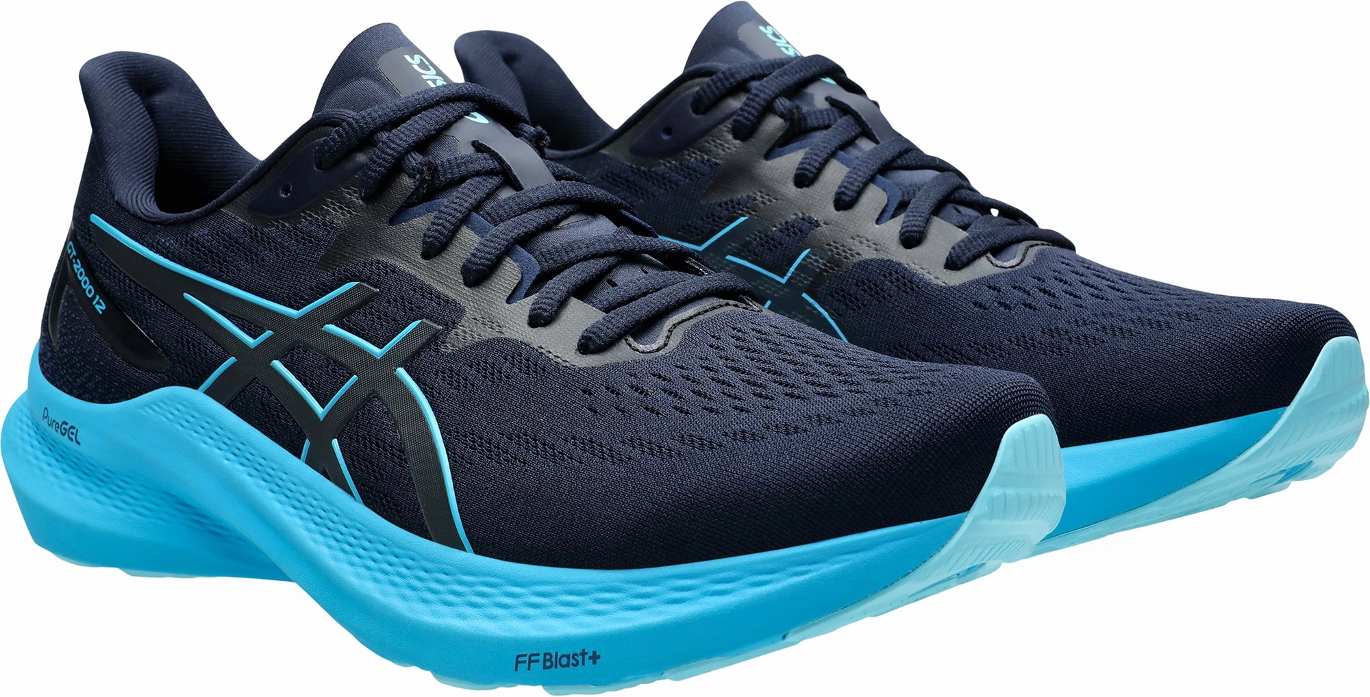 Asics GT 2000 12 Mens Running Shoes - Navy Reliable Stability Runners