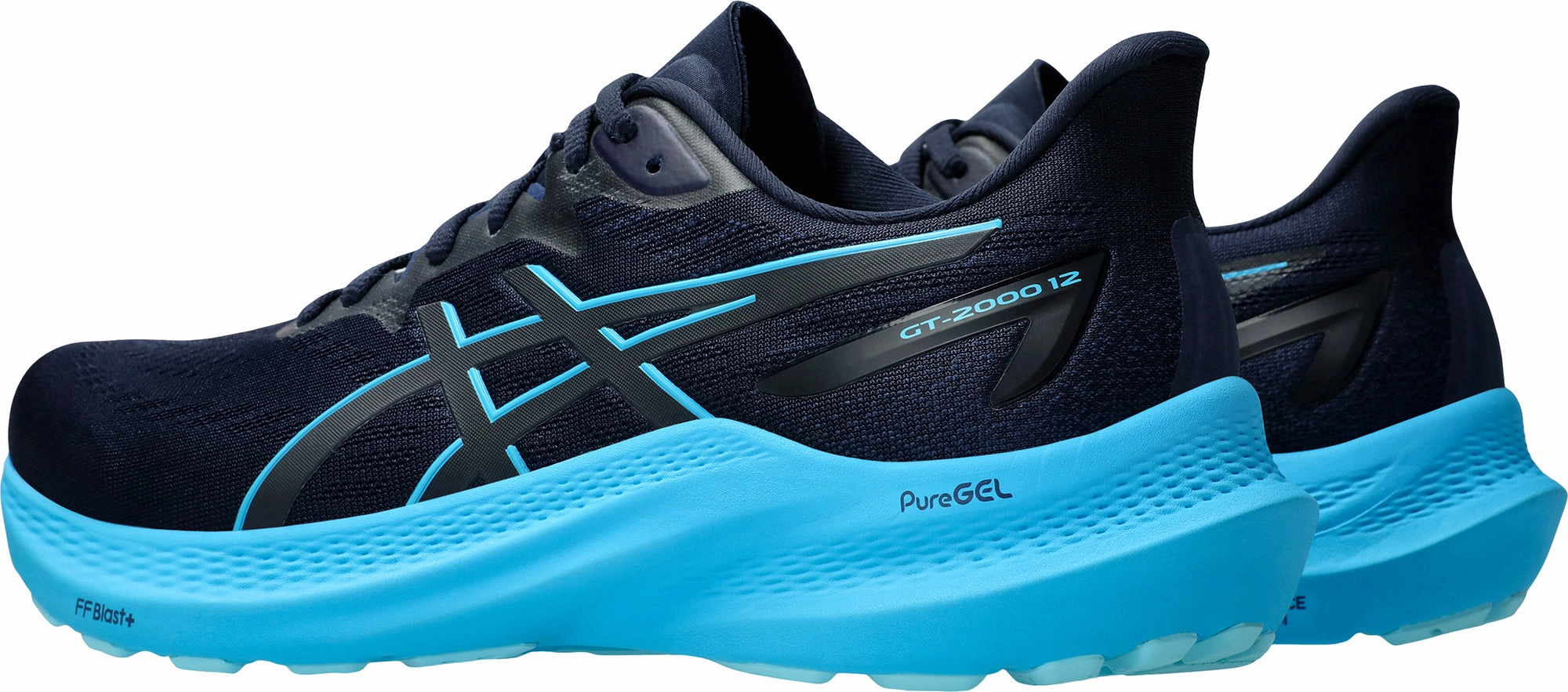 Asics GT 2000 12 Mens Running Shoes - Navy Reliable Stability Runners