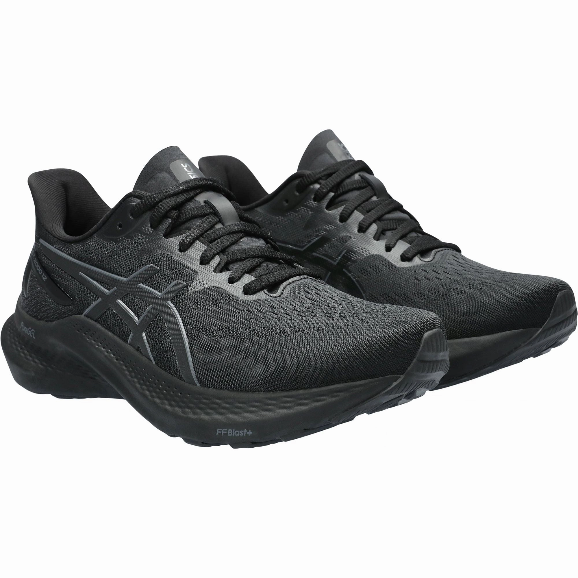 Asics GT 2000 12 Womens Running Shoes - Black Reliable Stability Runners