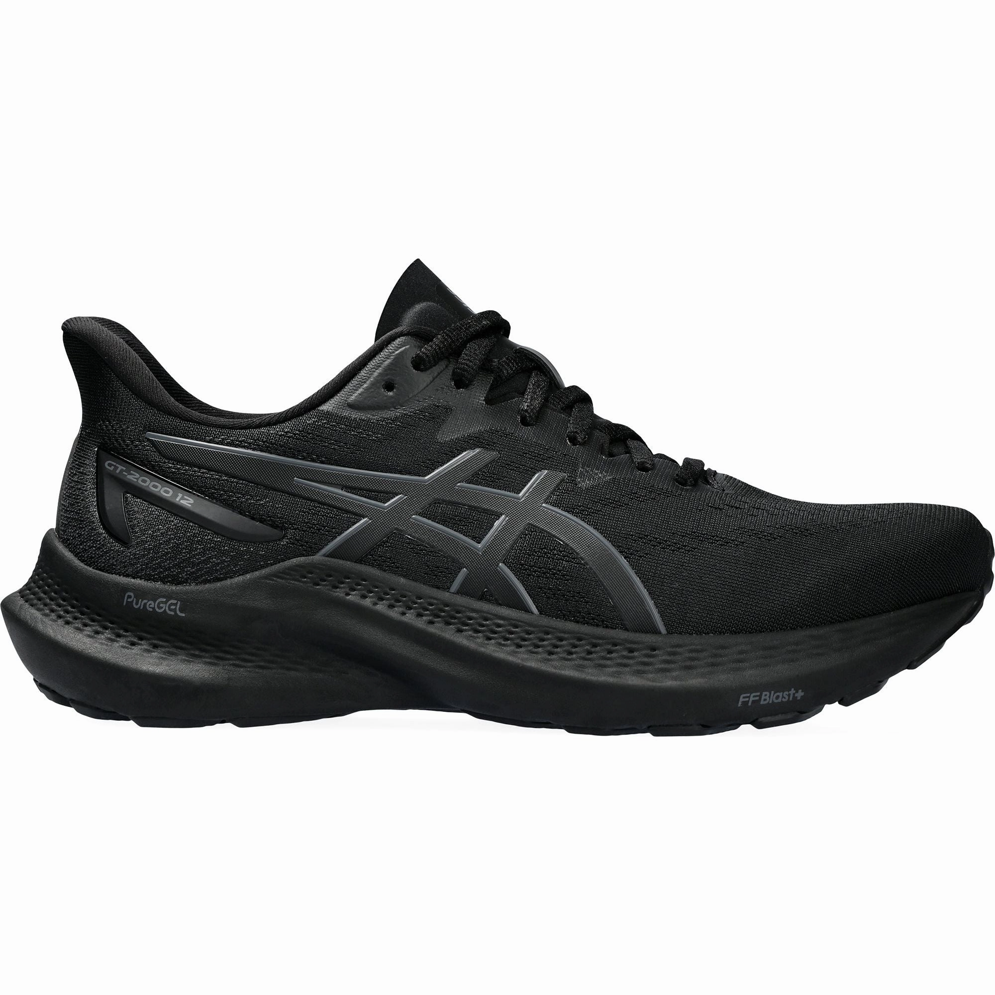 Asics GT 2000 12 Womens Running Shoes - Black Asics GT 2000 design