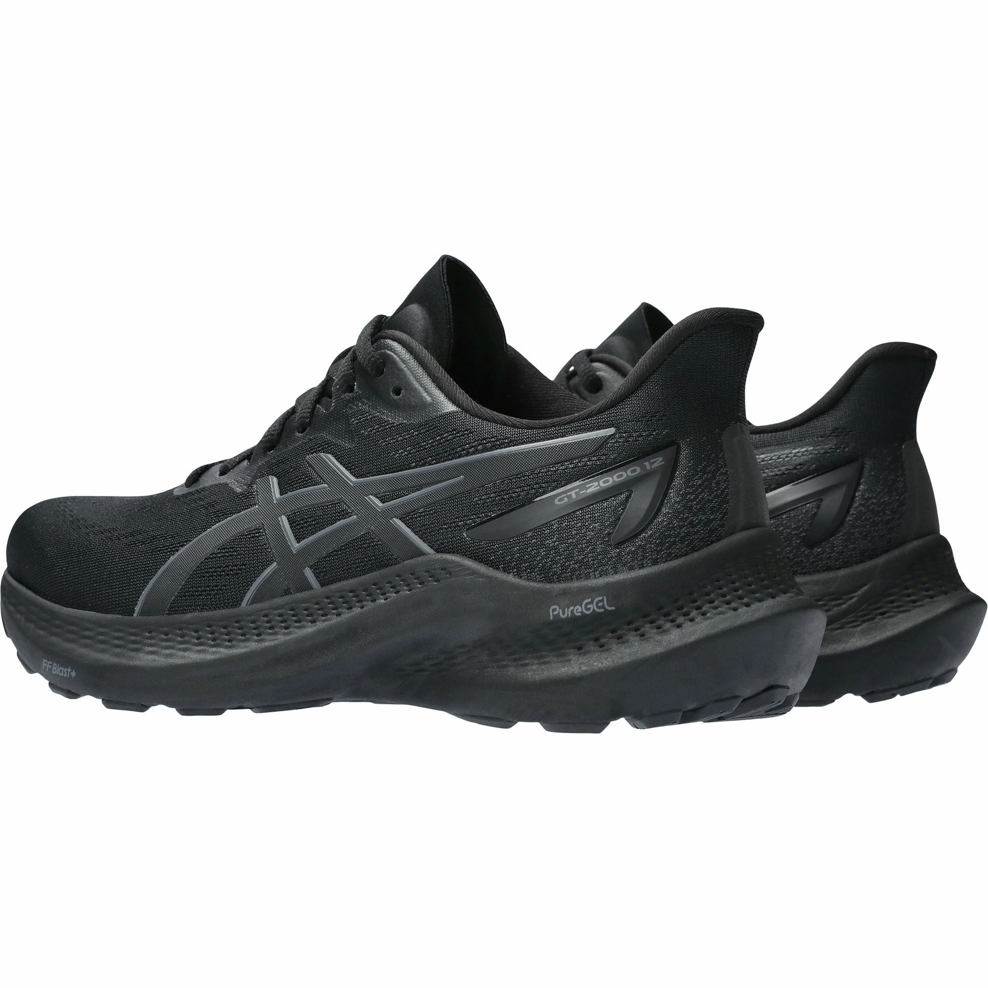 Asics GT 2000 12 Womens Running Shoes - Black Reliable Stability Runners