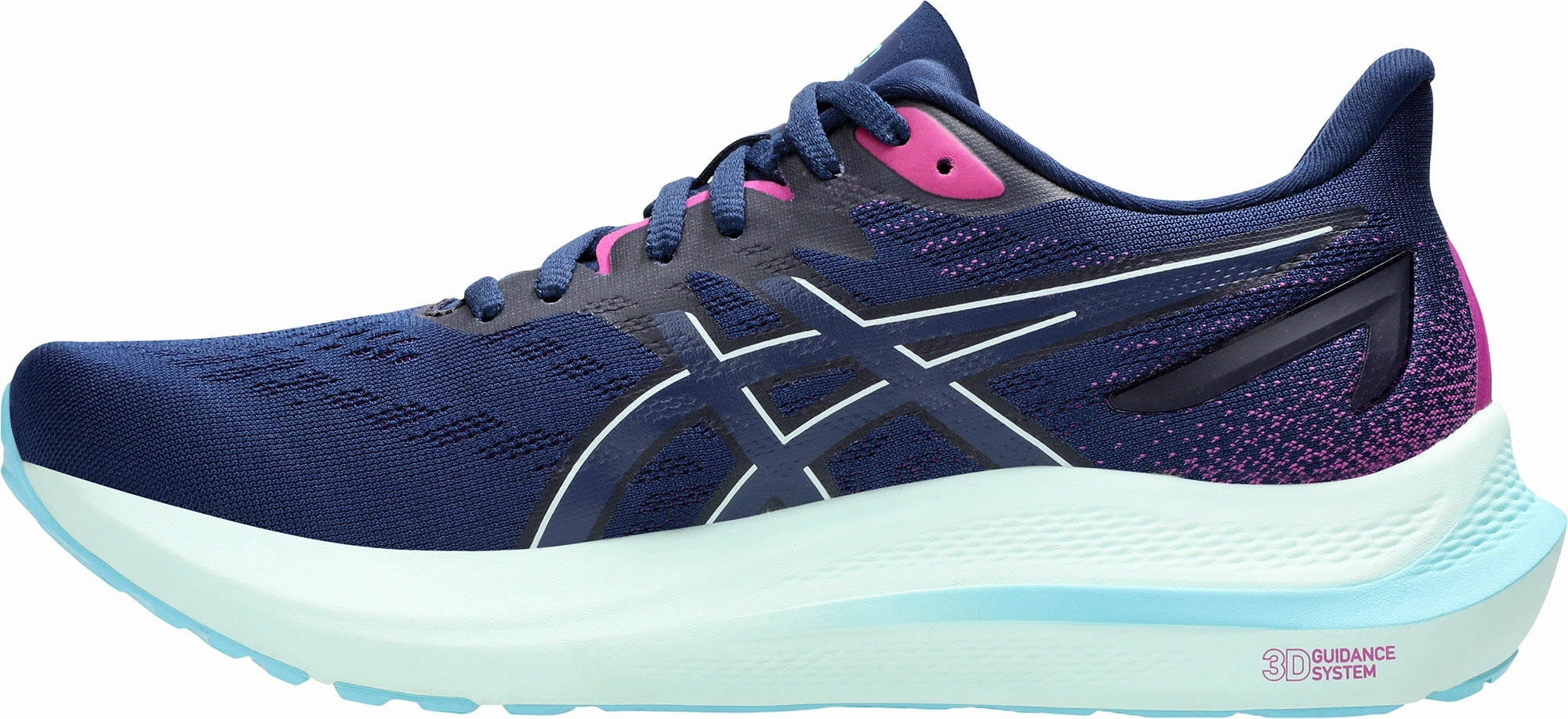Asics GT 2000 12 Womens Running Shoes - Navy Reliable Stability Runners