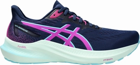 Asics GT 2000 12 Womens Running Shoes - Navy Asics GT 2000 design