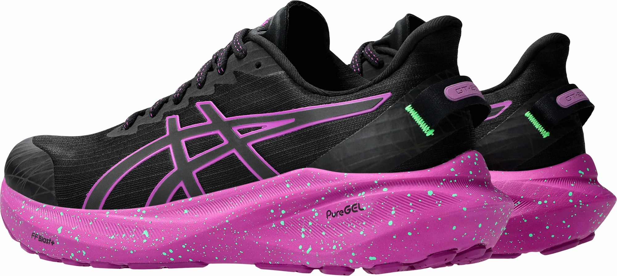 Asics GT 2000 13 Lite-Show Womens Running Shoes - Black Reliable Stability Runners