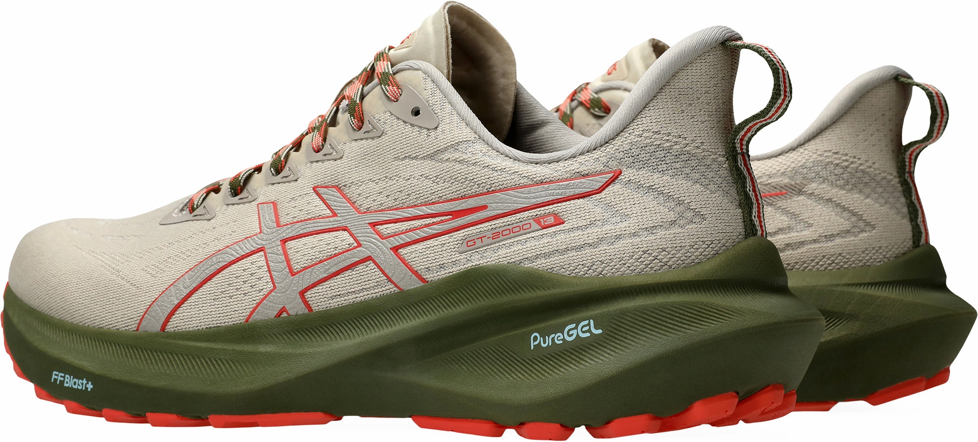 Asics GT 2000 13 TR Mens Running Shoes - Brown Reliable Stability Runners