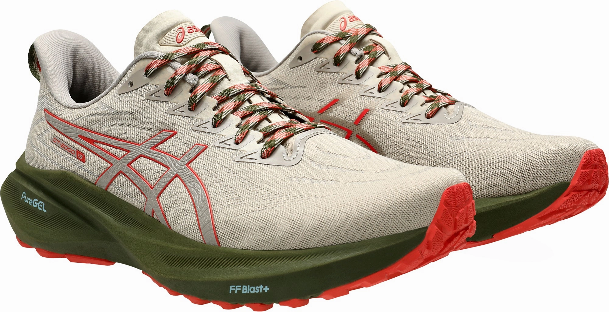 Asics GT 2000 13 TR Mens Running Shoes - Brown Reliable Stability Runners