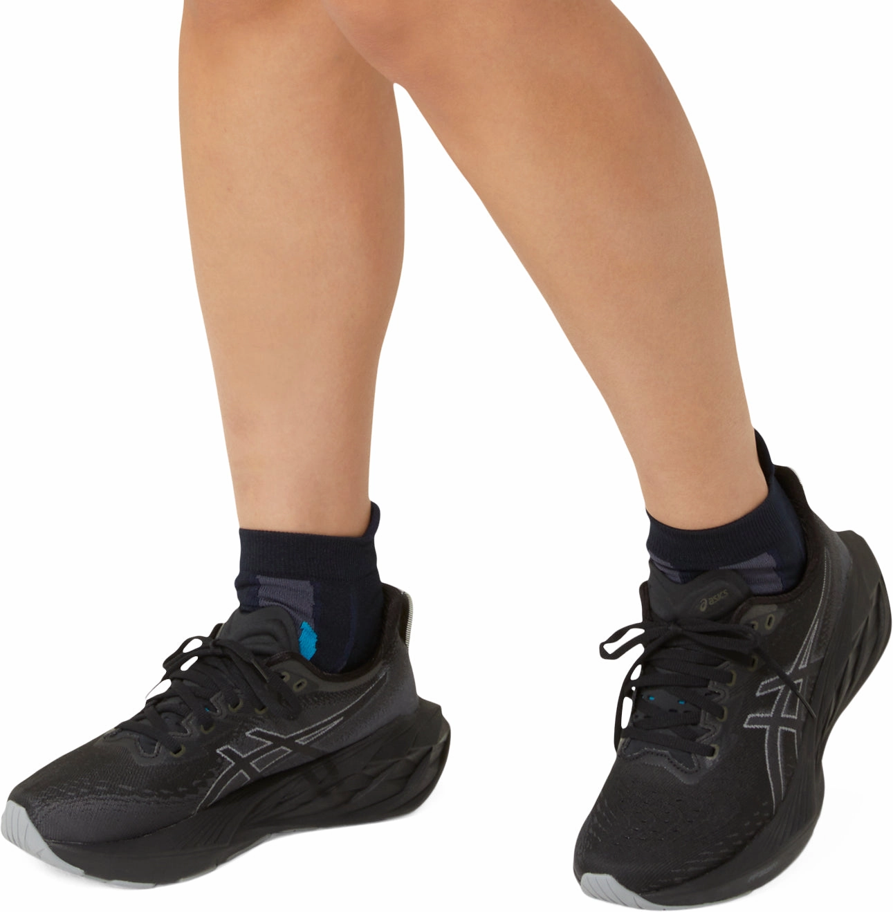 Asics NovaBlast 4 Womens Running Shoes - Black Lightweight Bounce Shoes