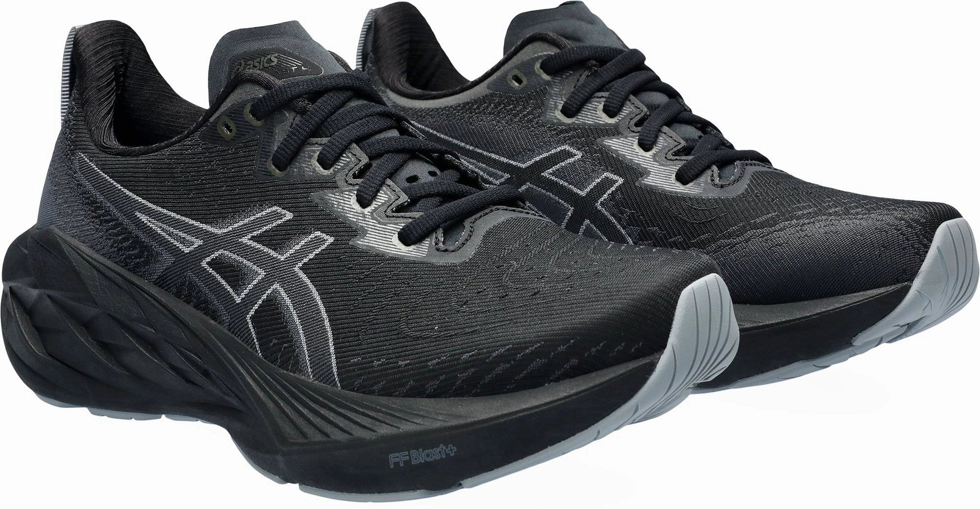 Asics NovaBlast 4 Womens Running Shoes - Black Lightweight Bounce Shoes