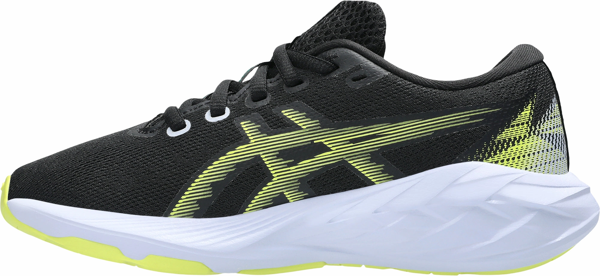 Asics NovaBlast 5 GS Junior Running Shoes - Black Lightweight Bounce Shoes