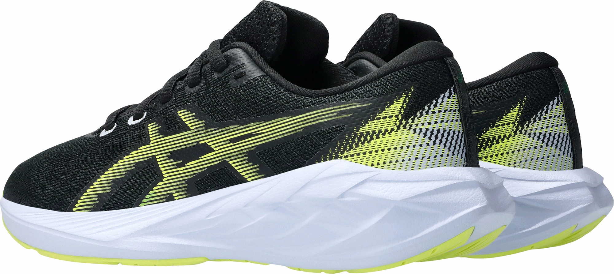 Asics NovaBlast 5 GS Junior Running Shoes - Black Lightweight Bounce Shoes