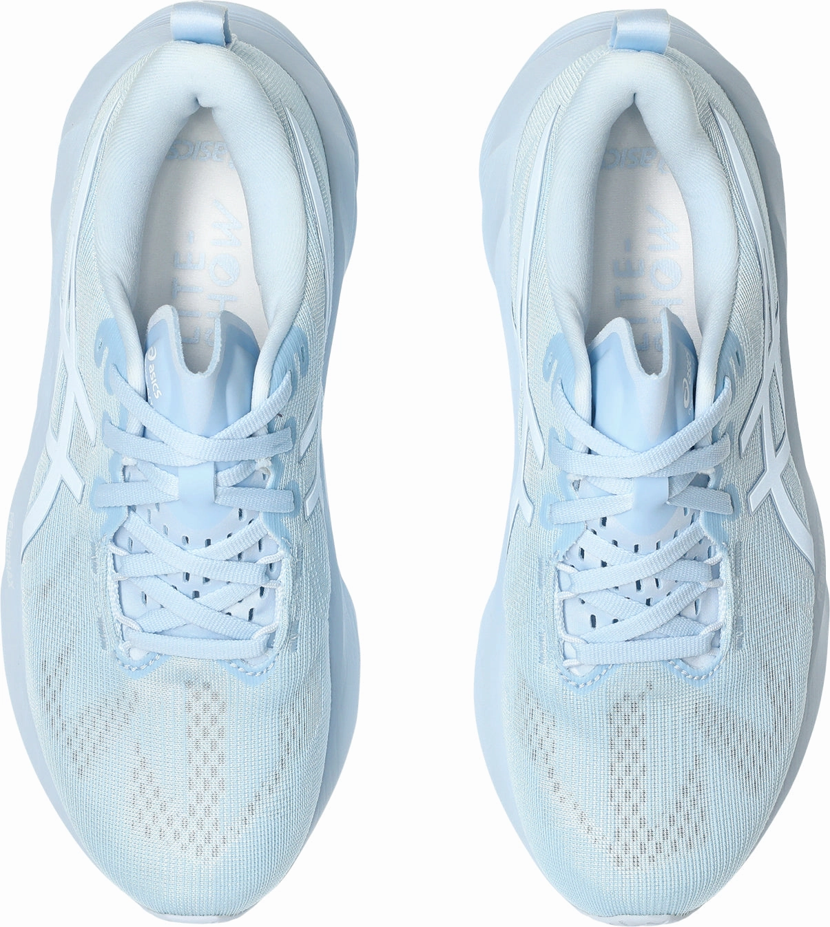 Asics NovaBlast 5 Lite-Show Womens Running Shoes - Blue Lightweight Bounce Shoes