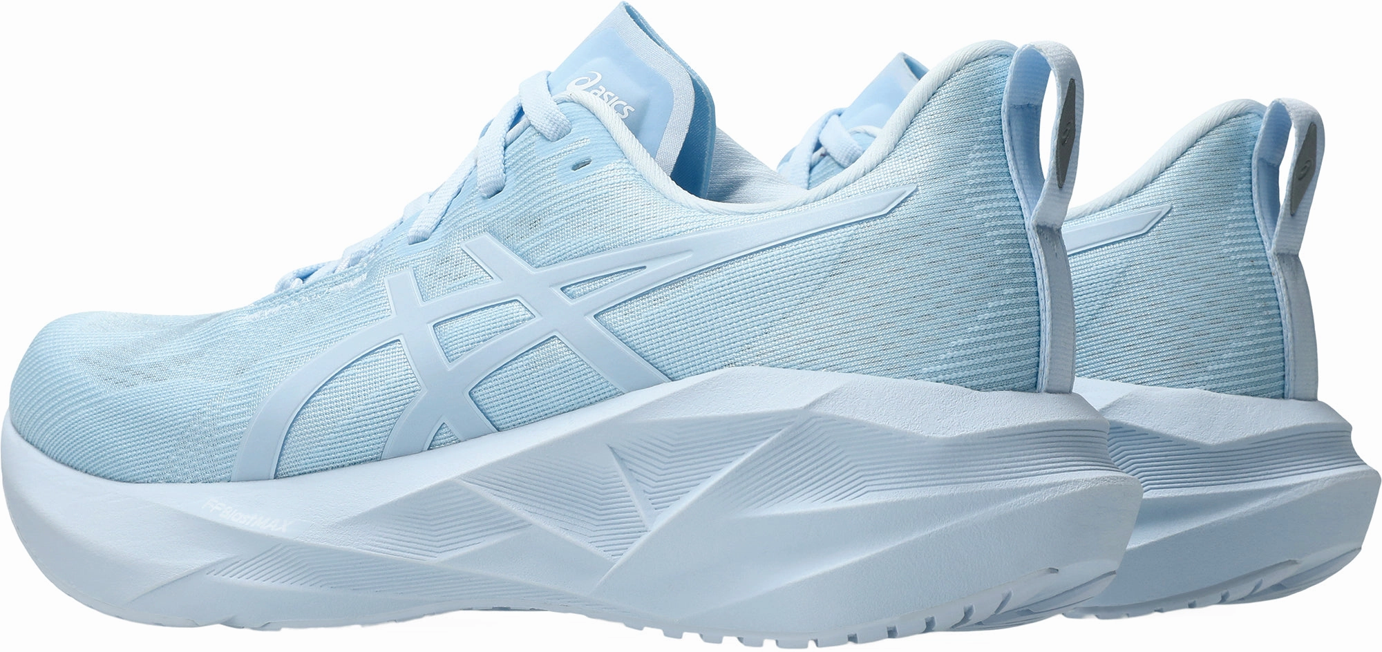 Asics NovaBlast 5 Lite-Show Womens Running Shoes - Blue Lightweight Bounce Shoes