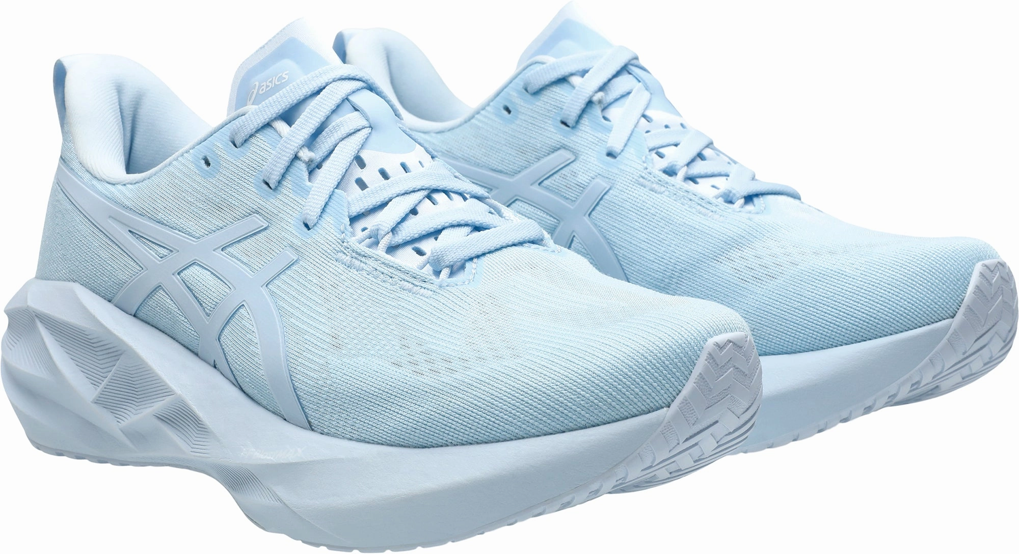 Asics NovaBlast 5 Lite-Show Womens Running Shoes - Blue Lightweight Bounce Shoes