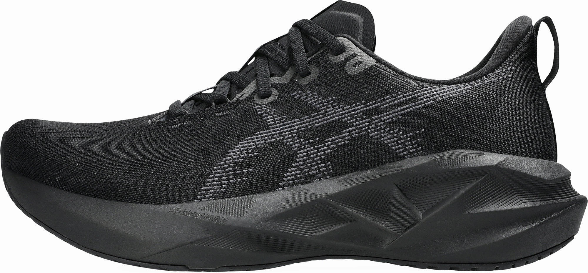 Asics NovaBlast 5 Mens Running Shoes - Black Lightweight Bounce Shoes