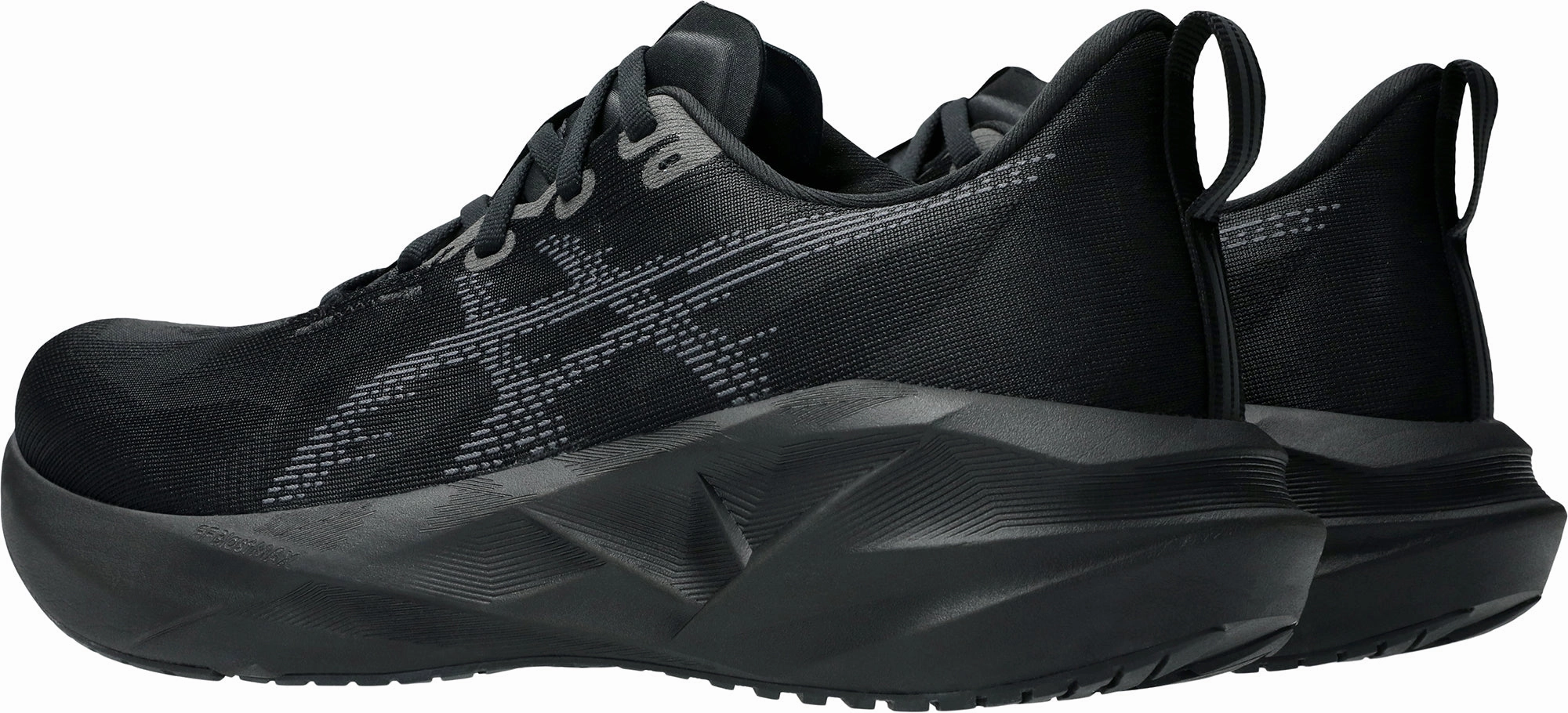 Asics NovaBlast 5 Mens Running Shoes - Black Lightweight Bounce Shoes