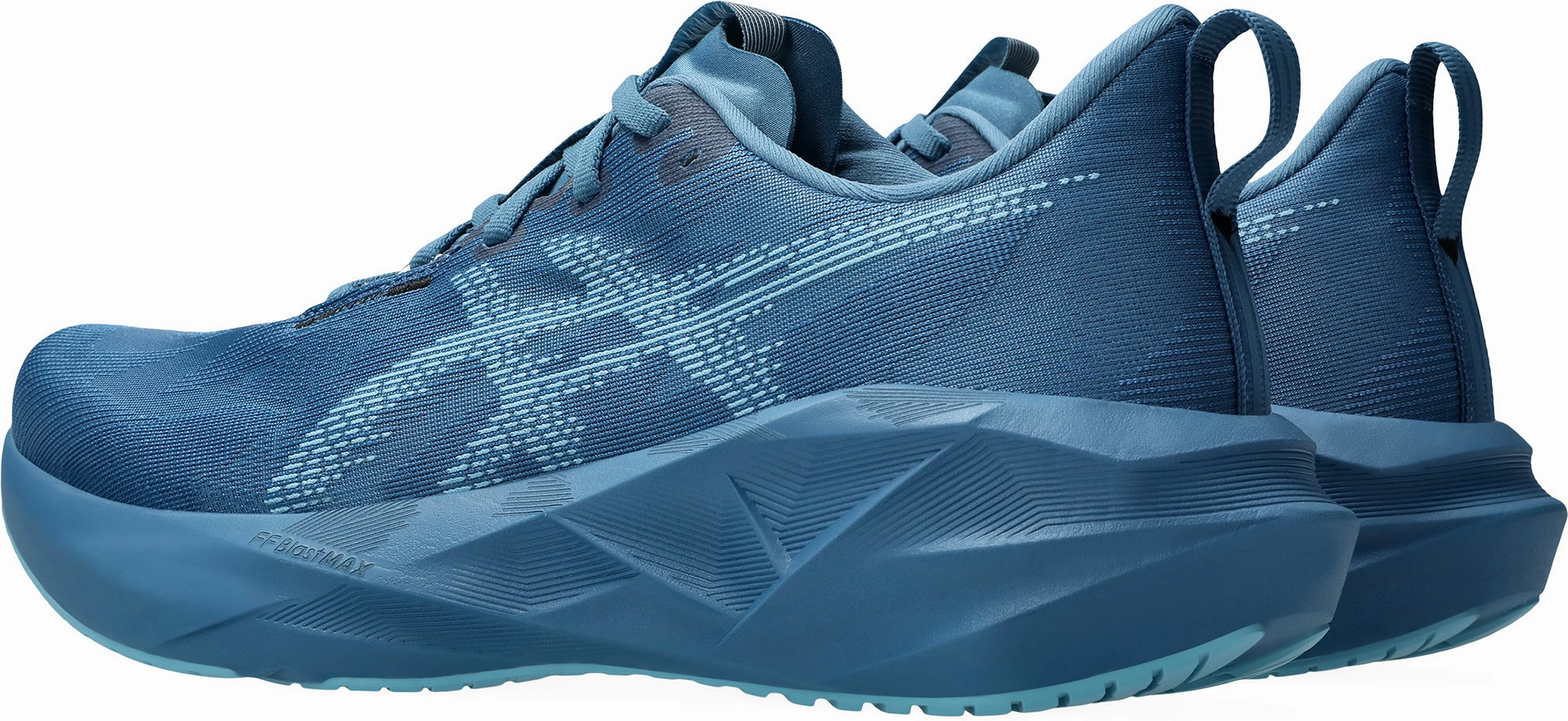 Asics NovaBlast 5 Mens Running Shoes - Blue Lightweight Bounce Shoes