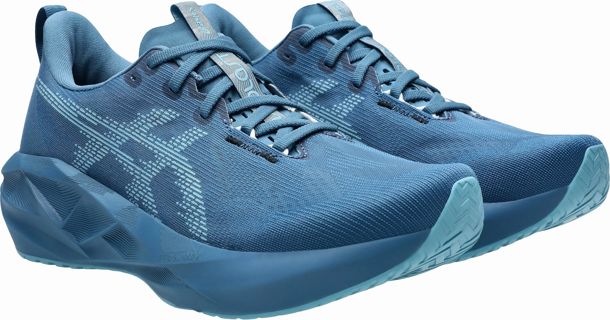 Asics NovaBlast 5 Mens Running Shoes - Blue Lightweight Bounce Shoes