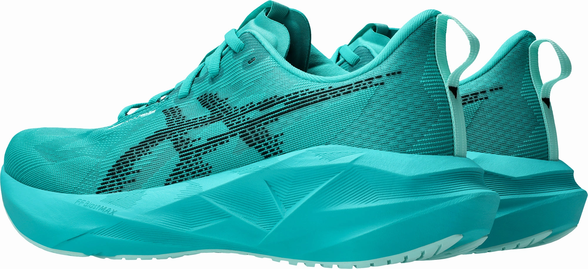 Asics NovaBlast 5 Mens Running Shoes - Green Lightweight Bounce Shoes