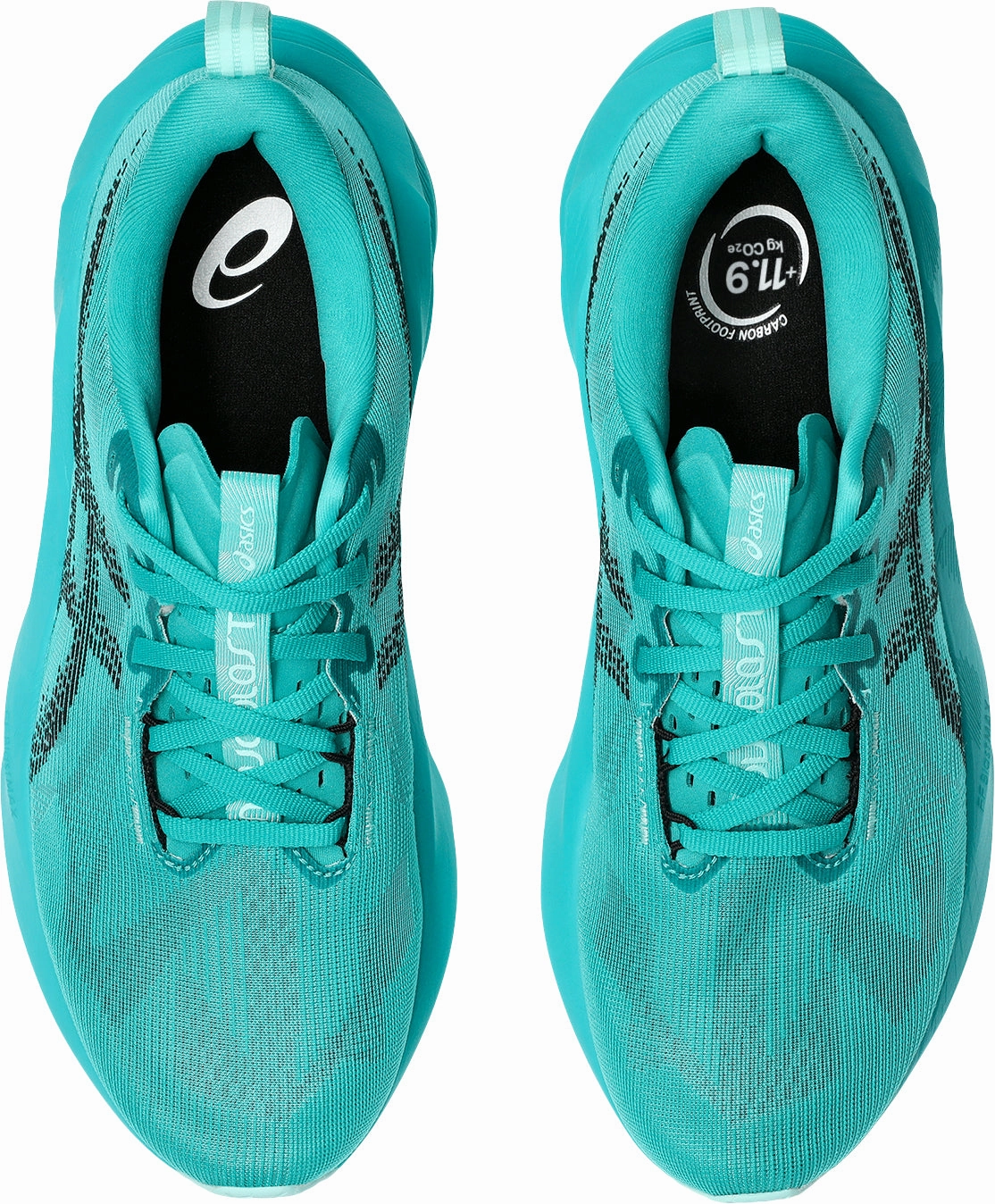 Asics NovaBlast 5 Mens Running Shoes - Green Lightweight Bounce Shoes