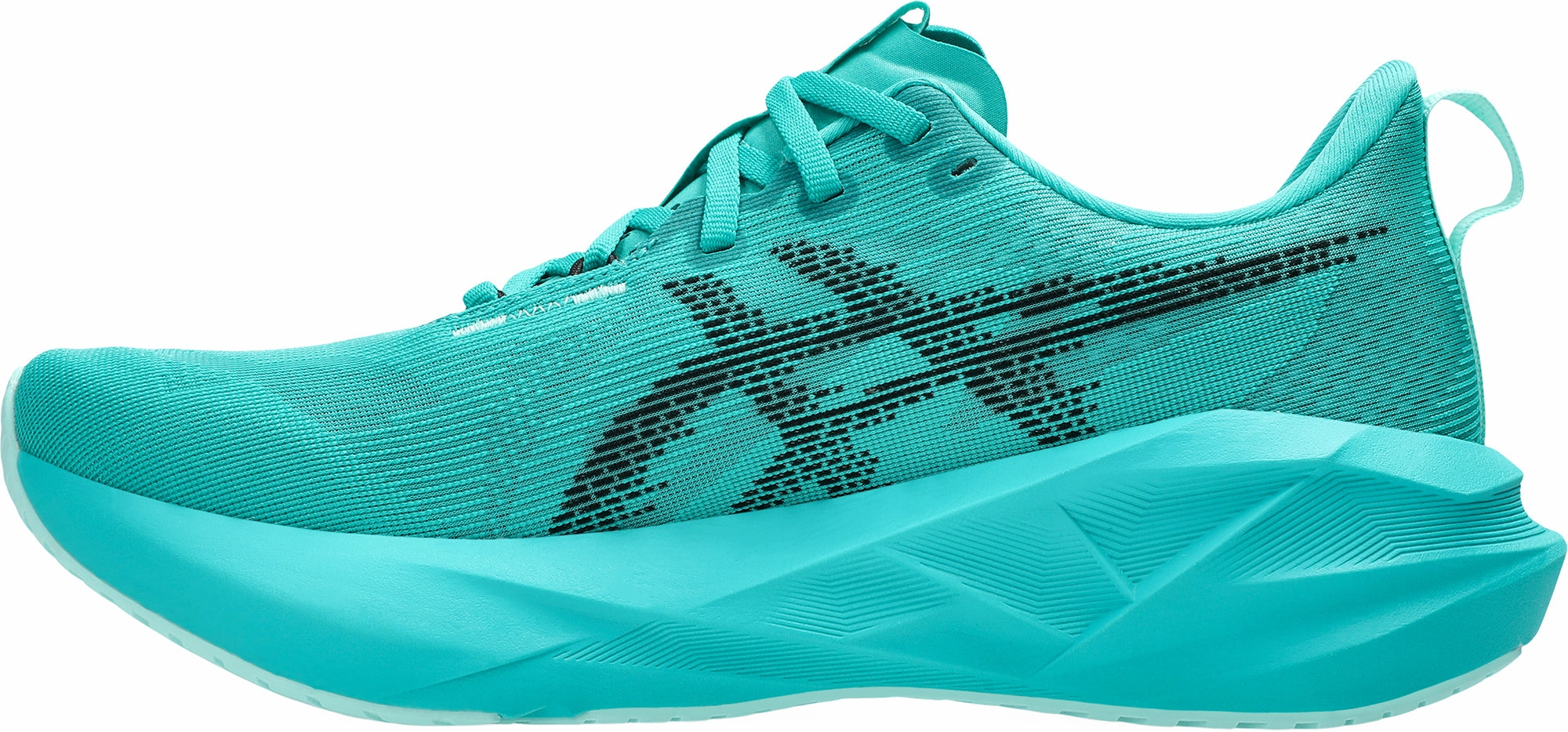 Asics NovaBlast 5 Mens Running Shoes - Green Lightweight Bounce Shoes