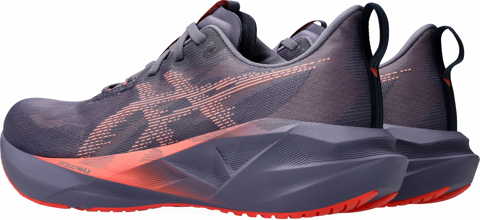 Asics NovaBlast 5 Mens Running Shoes - Purple Lightweight Bounce Shoes