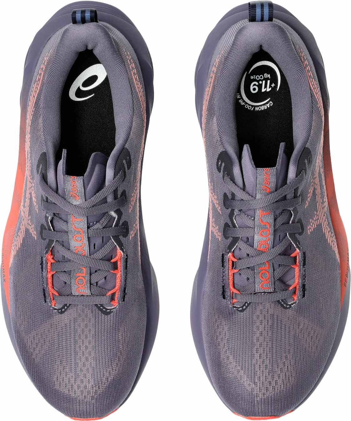 Asics NovaBlast 5 Mens Running Shoes - Purple Lightweight Bounce Shoes