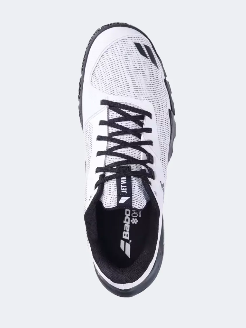 Babolat Jet Viva Men Padel Shoes White/Black Mens Urban Style Comfort Shoes
