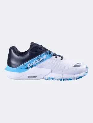 Babolat Movea 2 Men Padel Shoes White/Cyan Blue Essential mens casual shoes for comfort
