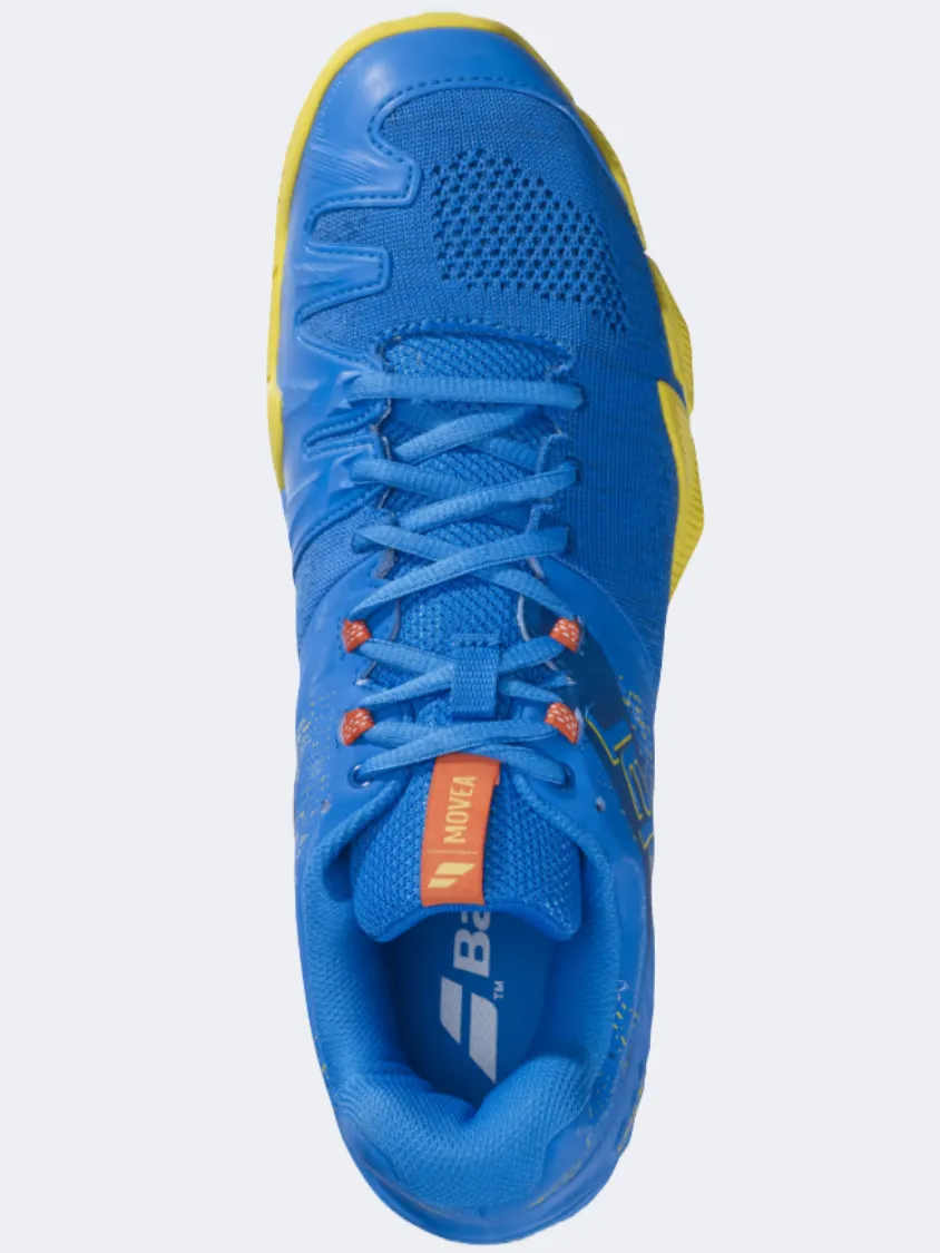 Babolat Movea Men Padel Shoes Blue/Yellow Mens Casual Everyday Sneakers